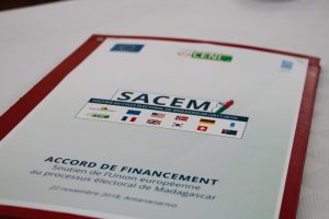 L’Union Européenne apporte une seconde contribution au processus électoral de Madagascar